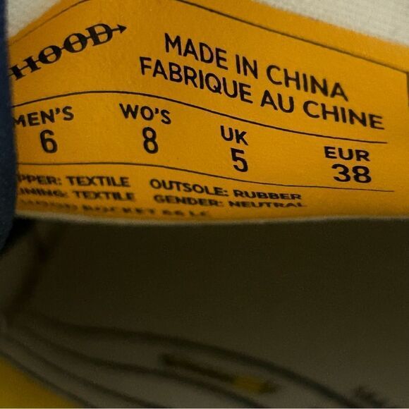 NEW Hood Rocket 66 LC Shoes Lace Up Sneakers Blue Size Womens 8 Mens 6 - Picture 8 of 8